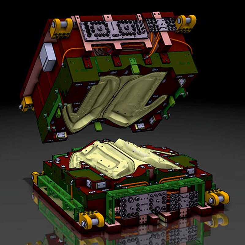 weba Werkzeugbau - CAD design of a forming tool