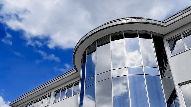 Exterior View of the Headquarters of weba Werkzeugbau in Dietach near Steyr